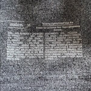 Auden nursing sports bra